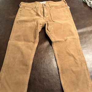 Men’s old navy khaki corduroy slim pants